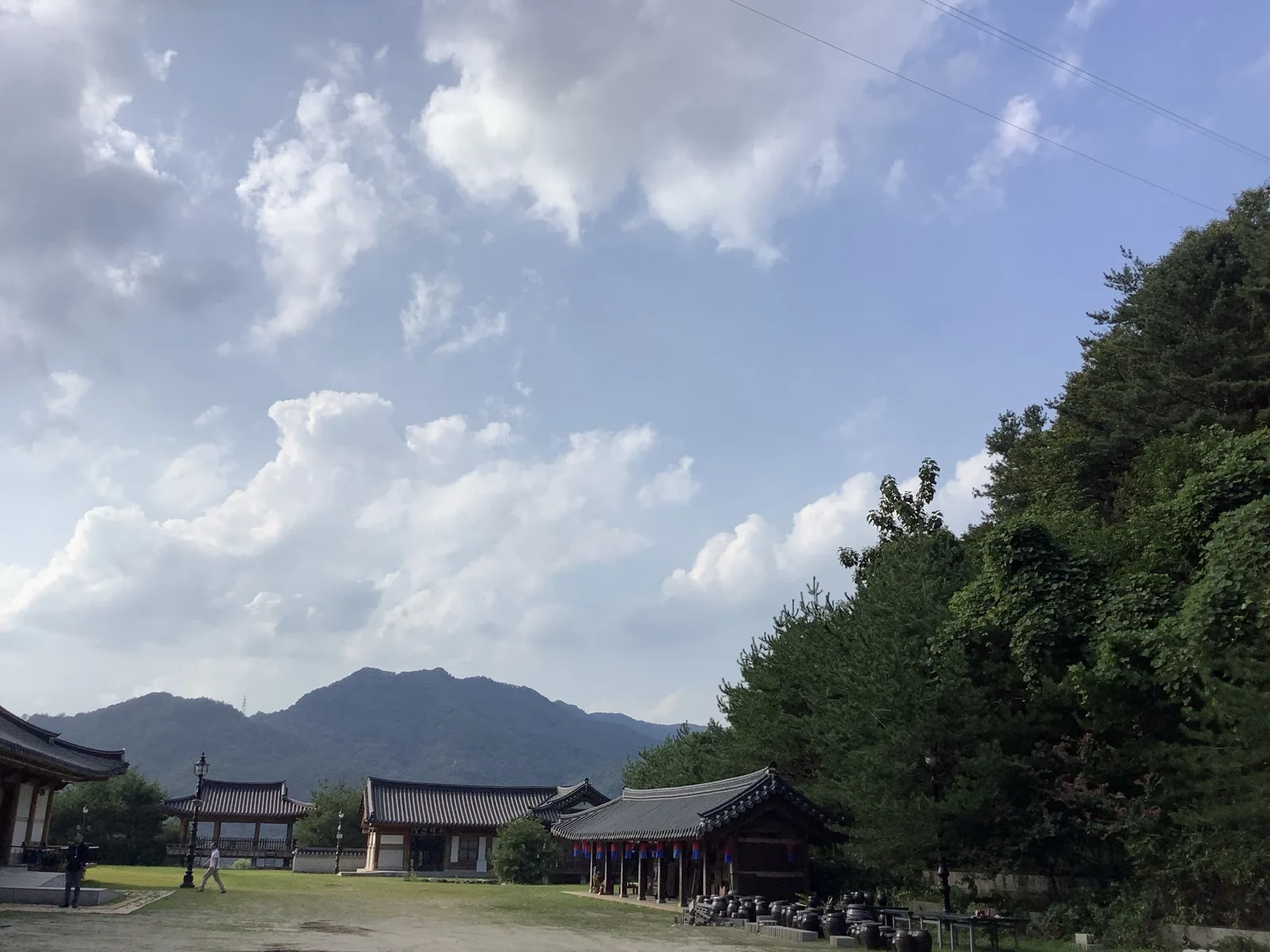 상천 농촌 테마파크 한옥 단지 전경
